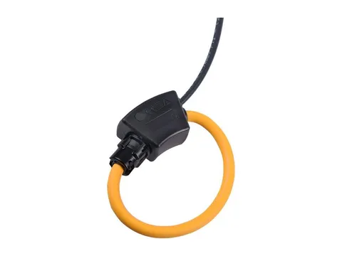 A flexible clamp-on current coil with its cable